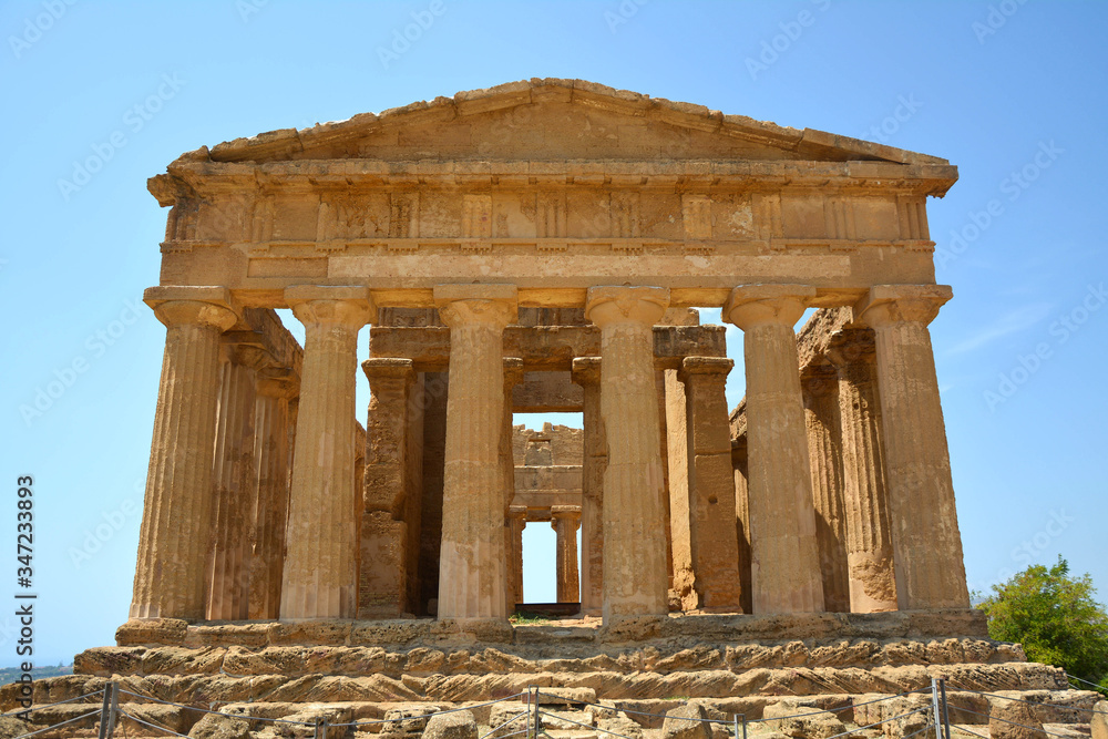 The valley of the temples in Agrigento (Sicily)