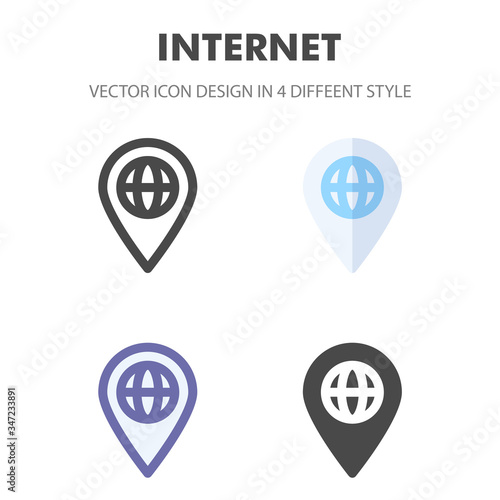 Free Download internet icon. for your web site design, logo, app, UI. Vector graphics illustration and editable stroke. EPS 10. - GFXLoad