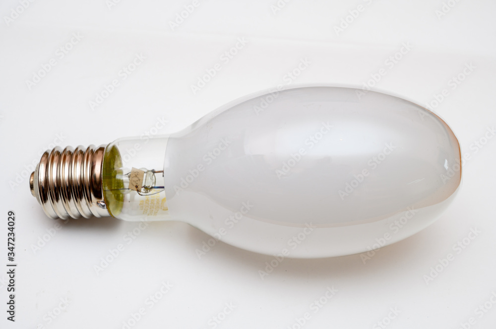 Photo of spare parts for a new electric lamp Photo of spare parts for a new electric lamp