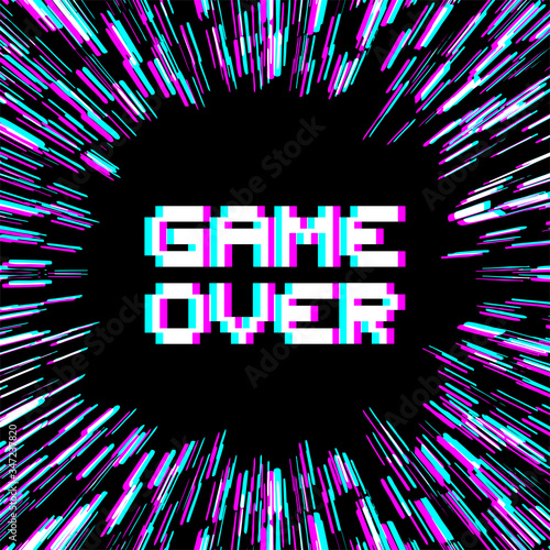 Creative design of game over message