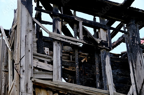  Residential building after a fire