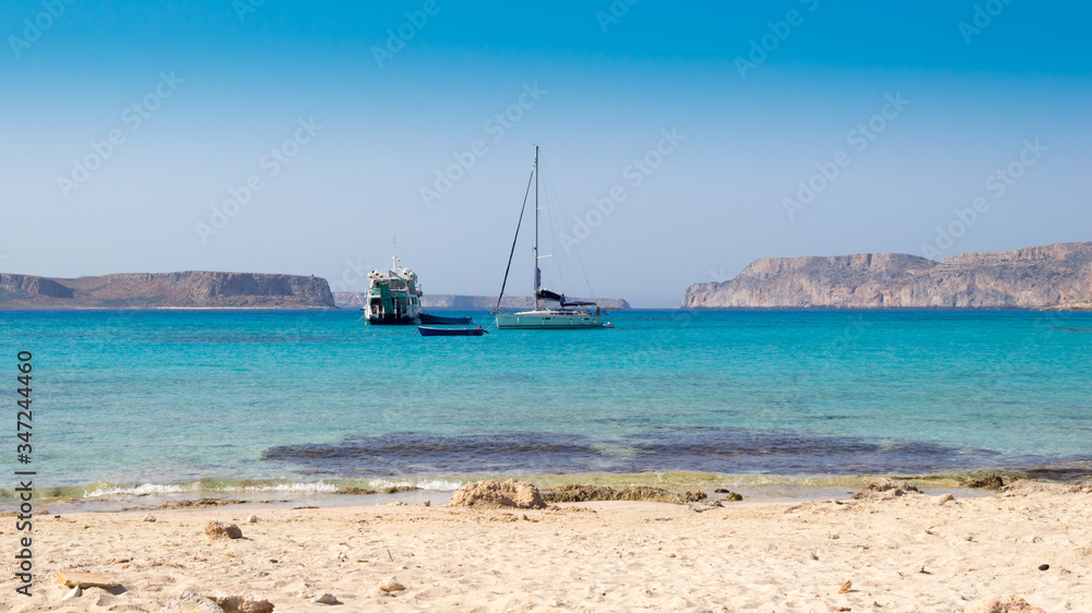 Crete. The Lagoon Of Balos.