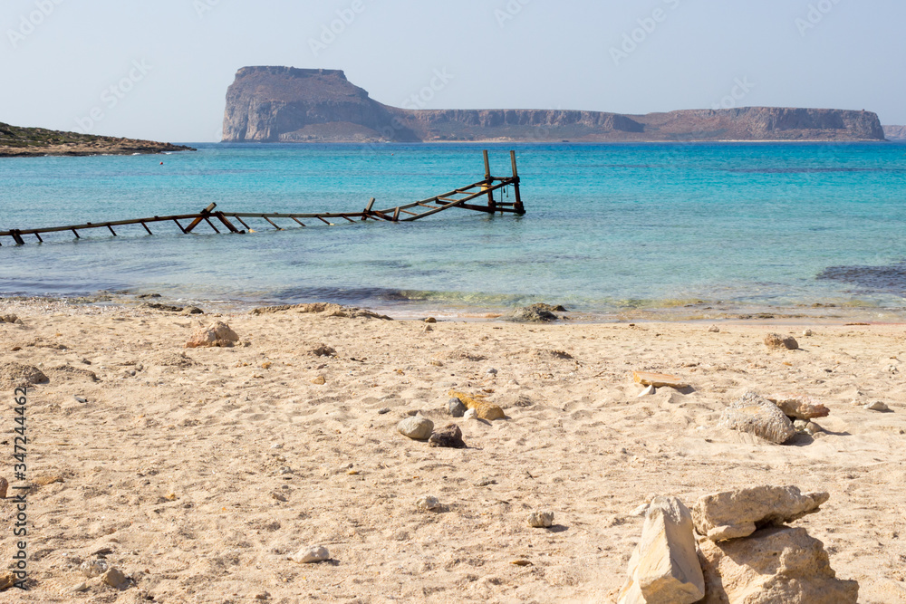 Crete. The Lagoon Of Balos.