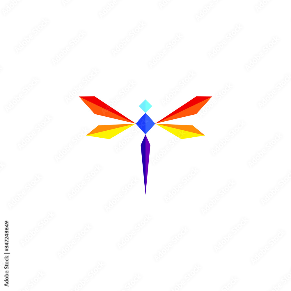 Dragonfly Technology Logo Design Vector Template Dragonfly Technology Logo Design Vector Template