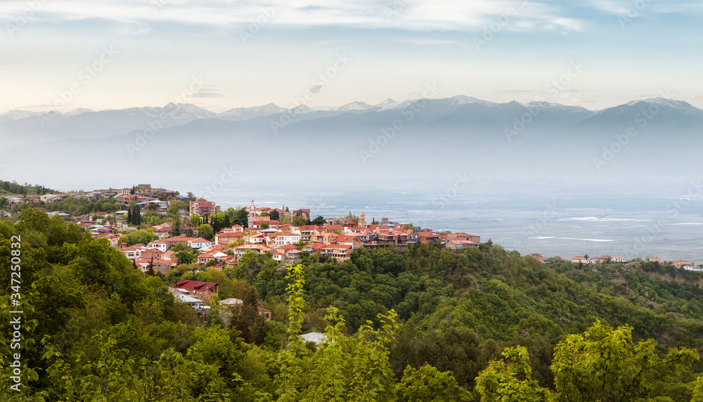 Sighnaghi town is a pearl of Alazani valley