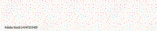 

Rainbow star confetti dotty border texture seamless background. Color starry quirky motif ribbon trim banner. Modern cute falling speckle pattern. Japanese kawaii minimal digital party washi tape