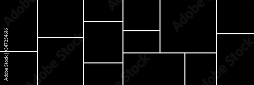 Creative vector Template Collage. Frames for photo.