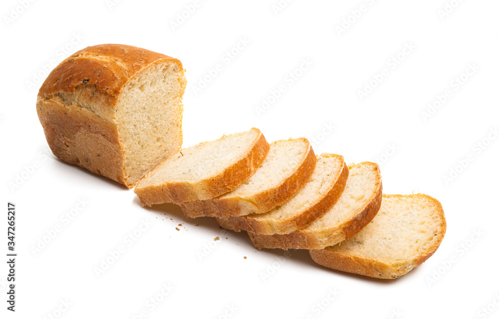 slices of bread Isolated