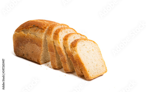 slices of bread Isolated