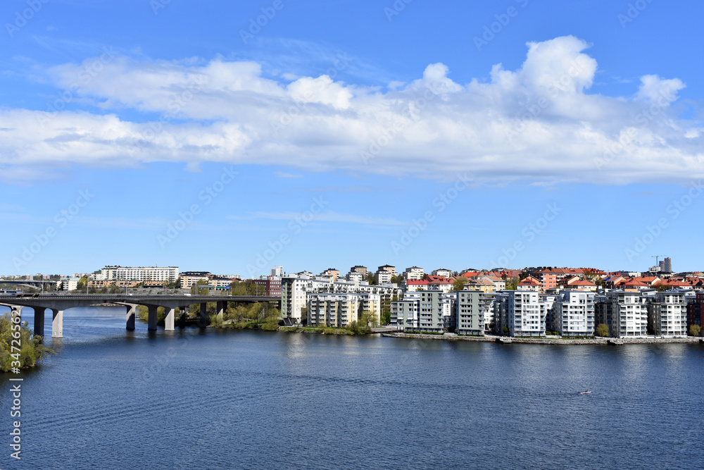 Fototapeta premium Lilla Essingen Stockholm Sweden
