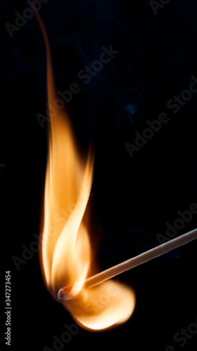 Burning Matchstick 002