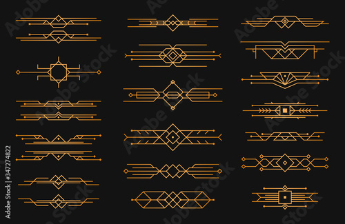 Ornaments art deco.