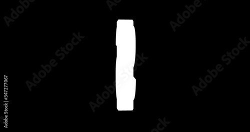 Wallpaper Mural Dollar Currency symbol of the movement. Dollar Sign rotates Looping With Luma Matte. Torontodigital.ca