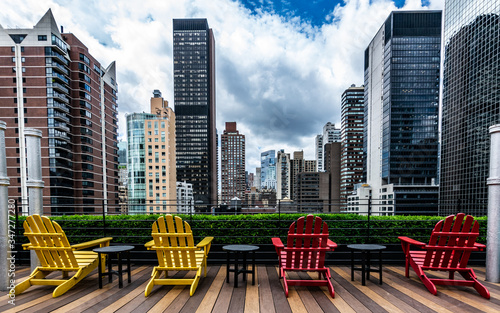Photography Rooftop terrace in Manhattan, New York City