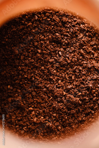 Instant coffee vertical texture background