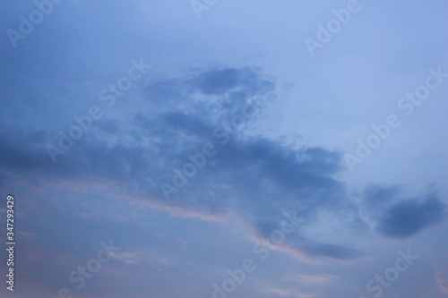 blue sky with clouds