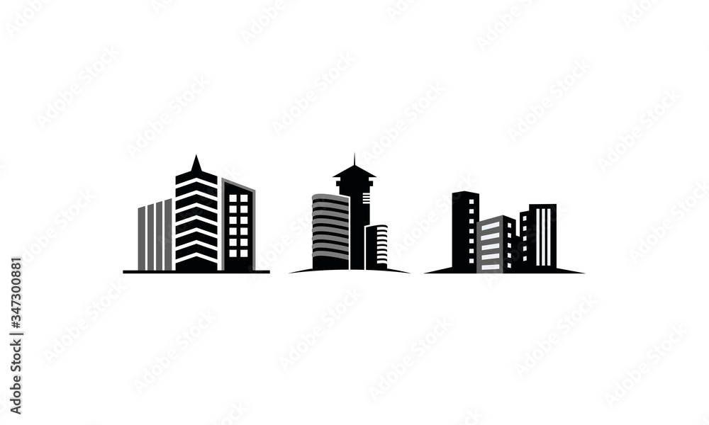 Fototapeta premium apartment office skyscraper vector