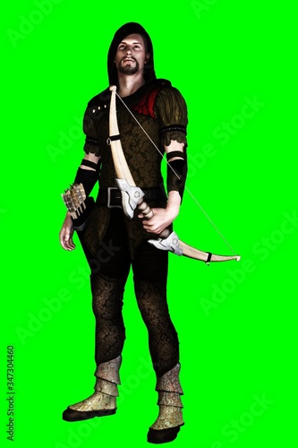 3D Robin Hood on green