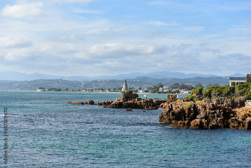 Lighthouse at the beautiful Knysna Lagoon, Garden Route,Western Cape, South Africa