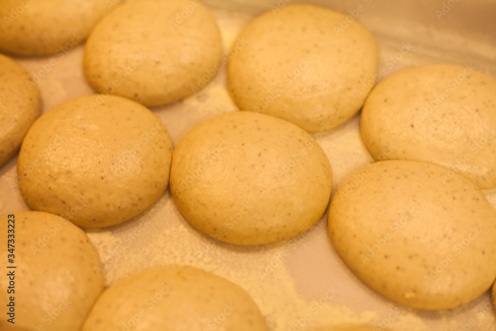 Italian focaccia/pizza near a furnace in a restaurant Italian focaccia/pizza near a furnace in a restaurant