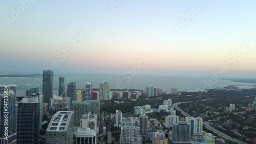 Wallpaper Mural Downtown Miami Florida Aerial View Torontodigital.ca