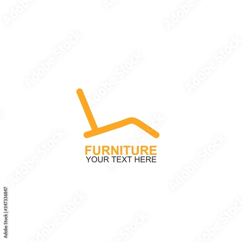 Modern Furniture Vector Logo template