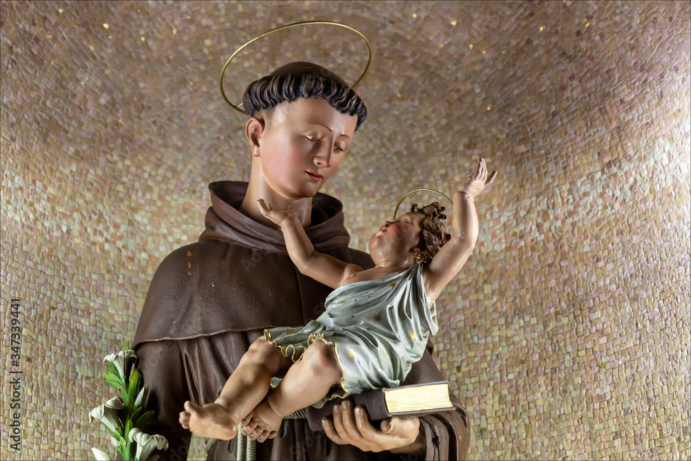 Sant'Antonio con Bambino e angeli | Artista Del XVIII Secolo