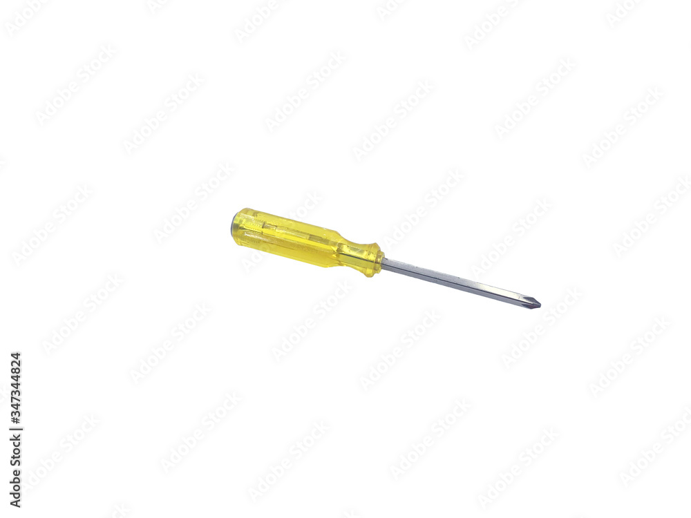 screwdriver isolated on white screwdriver isolated on white