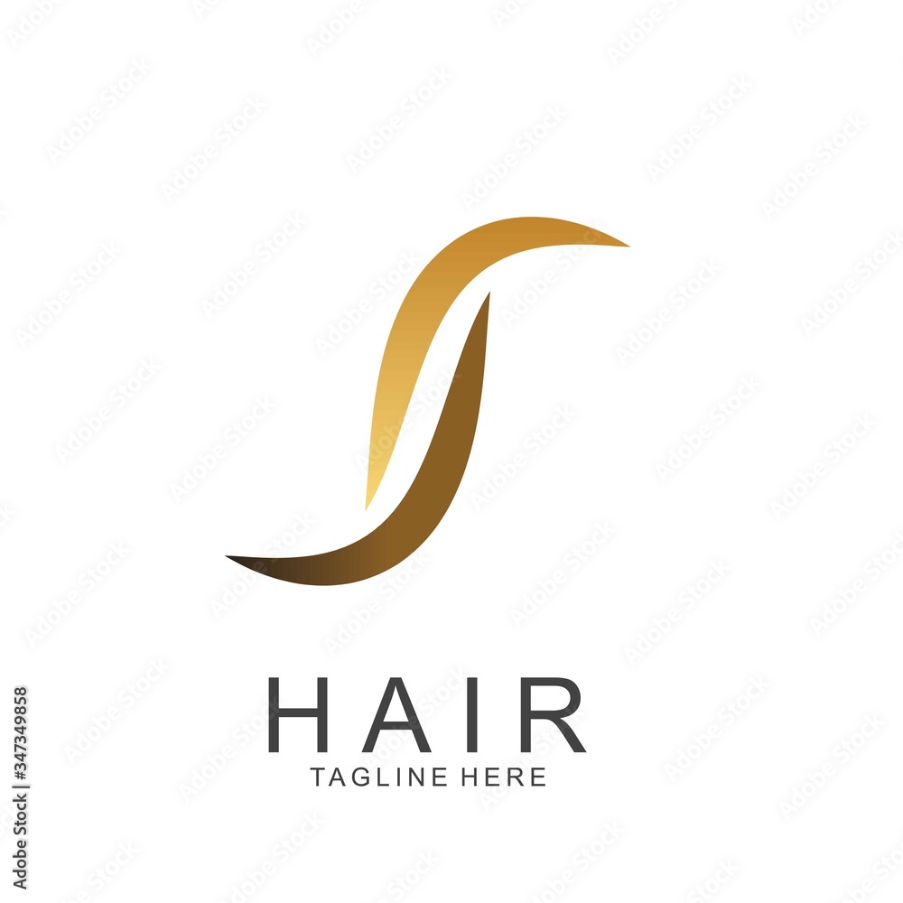 Modern Hair Salon Logo Design