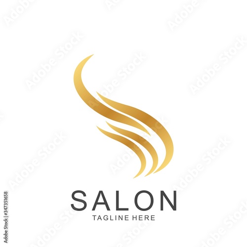 Modern Hair Salon Logo Design