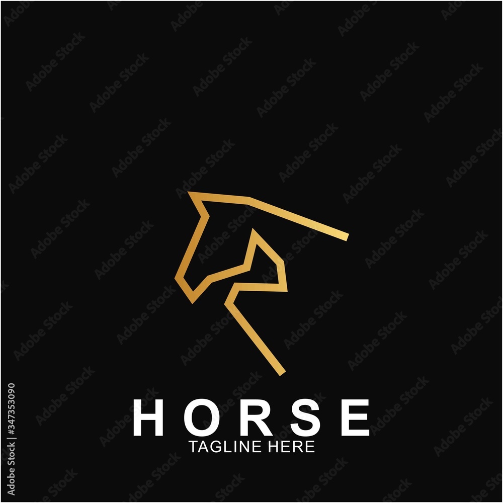 Horse Logo with modern concept Horse Logo with modern concept