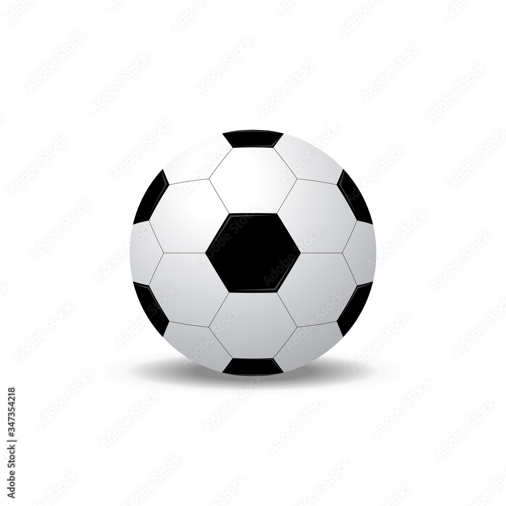 Football, Soccer ball vector isolated on white background. Football, Soccer ball vector isolated on white background.