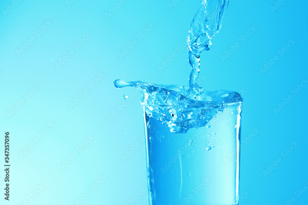 Glass of plain water Glass of plain water