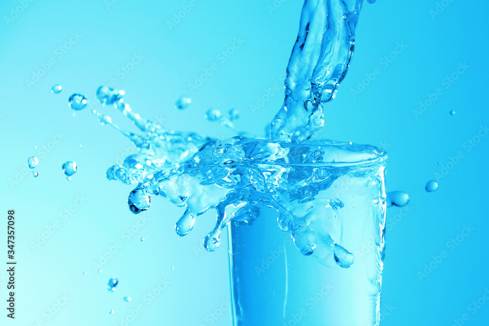 Glass of plain water Glass of plain water