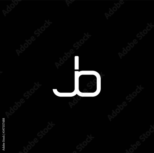 Initial letter jb logo template design Vector , jb logo design vector image