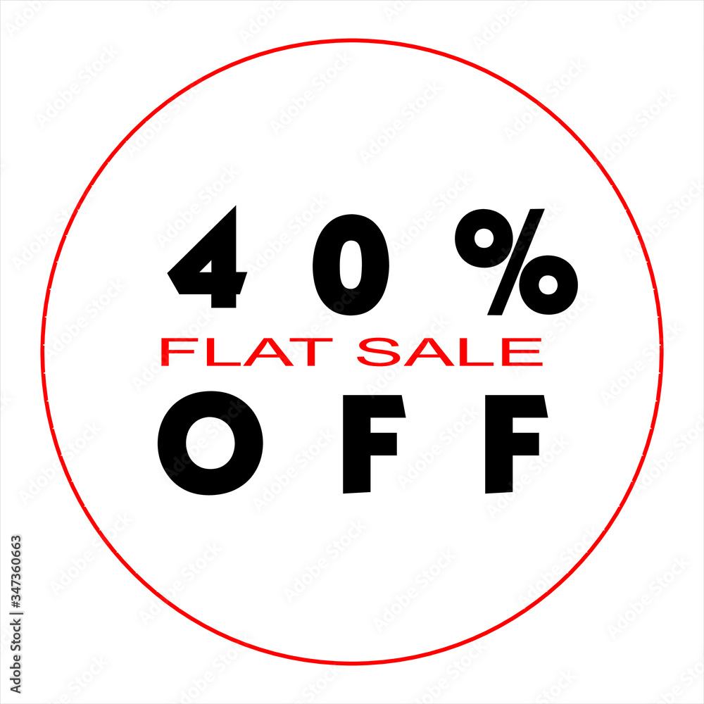 Super Sale poster, banner. Big sale, clearance. 40% off. Vector Super Sale poster, banner. Big sale, clearance. 40% off. Vector