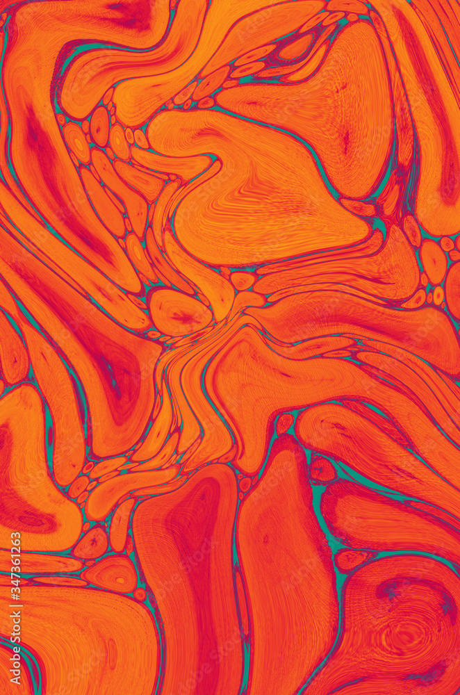 Fototapeta premium background . abstract background. current river. colors aqua and lava.