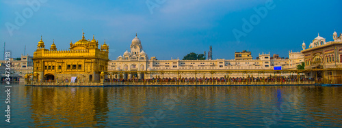 The Harmindar Sahib, also known as Golden Temple Amritsar 