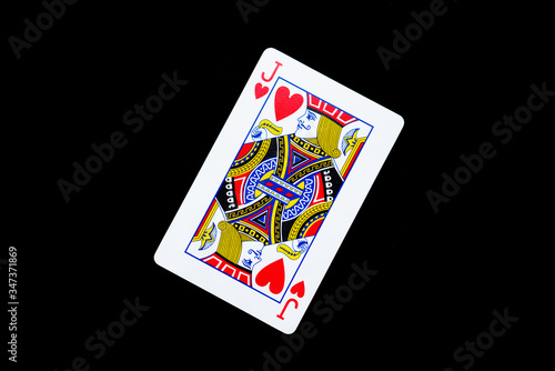 Fotografie トランプ　ハートのジャック