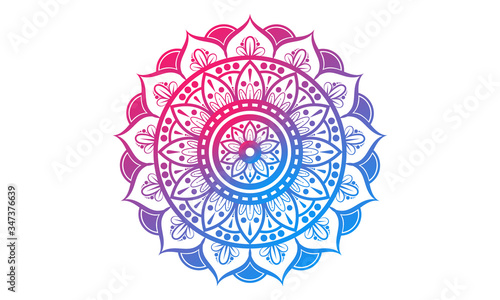 Colorful indian mandala