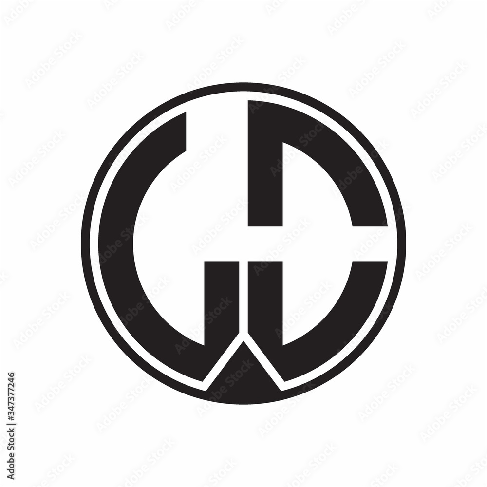 LO Logo monogram circle with piece ribbon style on white background LO Logo monogram circle with piece ribbon style on white background