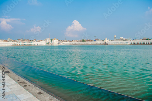 Beautiful view of Gurudwara Tarn Taran Sahib  Amritsar  Punjab 