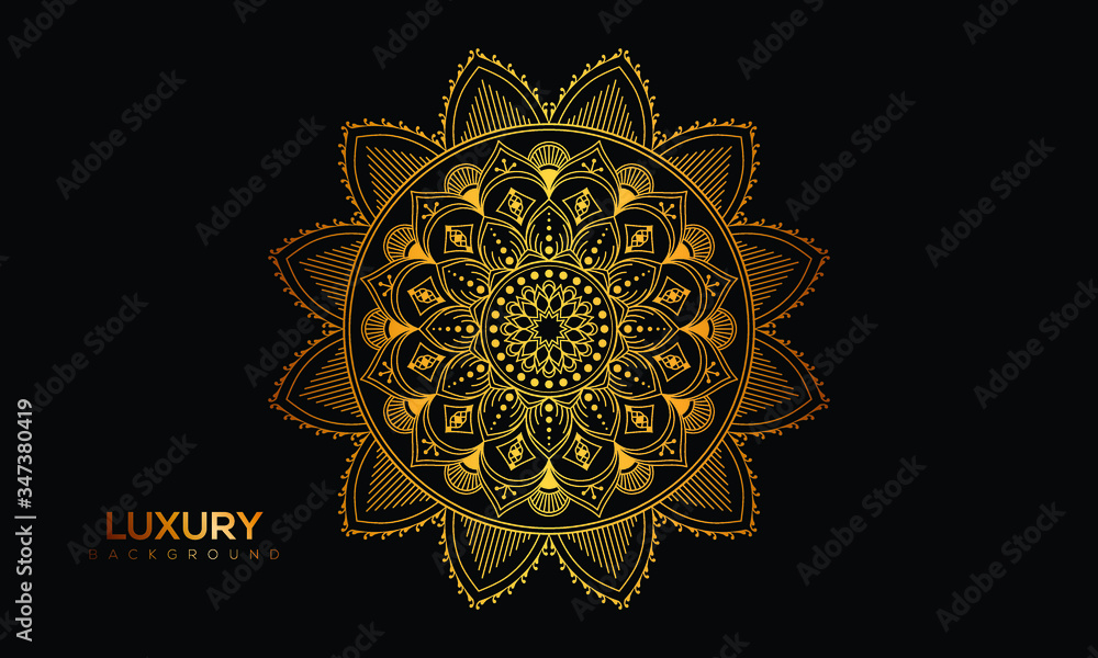 Luxury mandala background, decorative background with an elegant mandala design Luxury mandala background, decorative background with an elegant mandala design