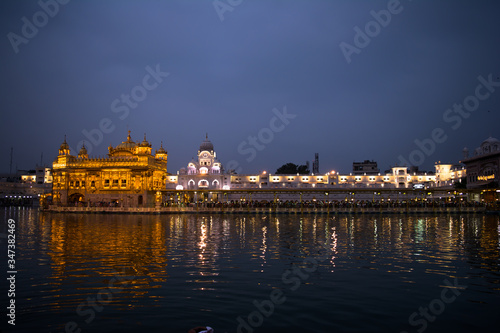 The Harmindar Sahib, also known as Golden Temple Amritsar 