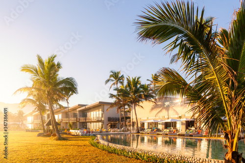 Tropical Resort by Morning Light