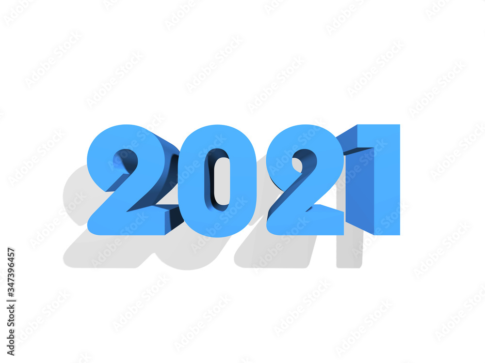 New Year 2021 Creative Design Concept - 3D Rendered Image New Year 2021 Creative Design Concept - 3D Rendered Image