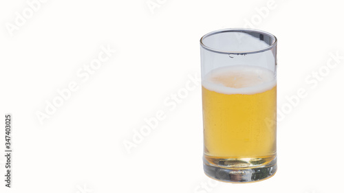 Wallpaper Mural A yellow beer mug placed on a white background Torontodigital.ca