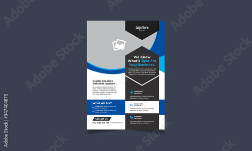 Corporate Business Promotional Flyer Design Template, Marketing Flyer Design, Branding Leaflet, Creative Banner Design