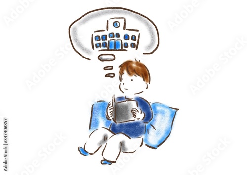 学校子不登校本イラストstock Illustration Adobe Stock 学校子不登校本イラストstock Illustration Adobe Stock