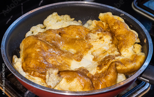 Wallpaper Mural Delicious fried Thai omelet in a pan homemade cooking Torontodigital.ca